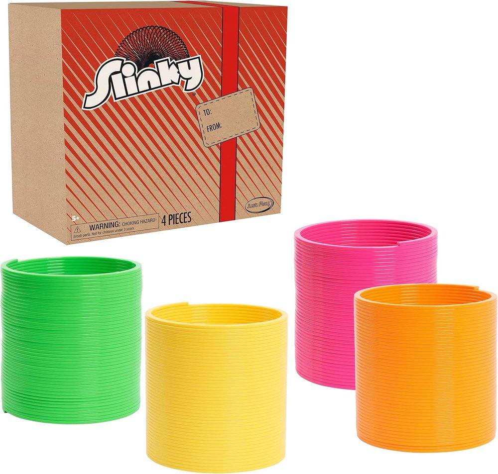 Giant Plastic Slinky 4-Pack